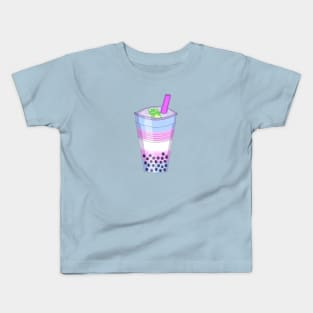 Trans Bubble Tea Kids T-Shirt